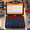 52 Pieces Nut and Bolt Thread Checker Color-Coded for Workshops, Mechanics