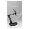 Foldable Aluminum Monitor Arm Stand For 19inch Screens Includes AntiSlip Pad And Smooth 360 Swivels