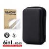6 IN 1 Storage Bag with Tempered Glass Screen Protectors for R36S Game Console Full Set Protective Accessories