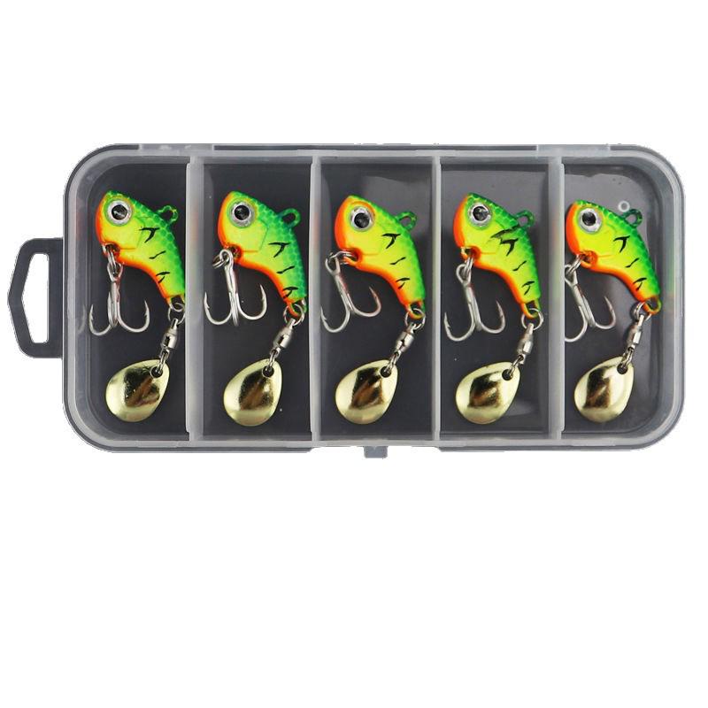 Boxed Metal VIB Spinner Lure for Sea & Freshwater Fishing.