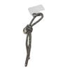 Fashionable Heart and Knots Bag Charm Keyring Portable Sturdy Rhinestones Key Accessory for Ladies and Trendy Women