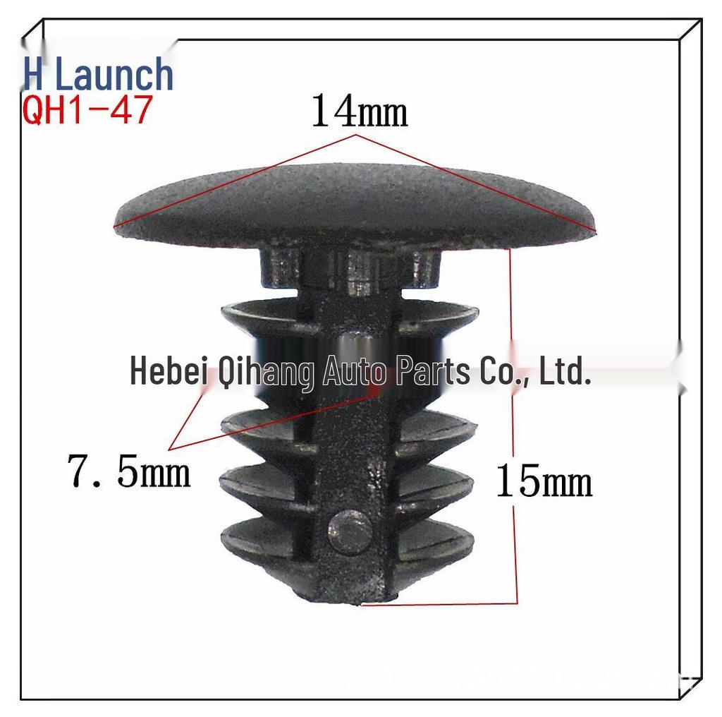 Plastic Tree-Shaped Snap Fasteners for Sheet Fixation - Nylon Rivets