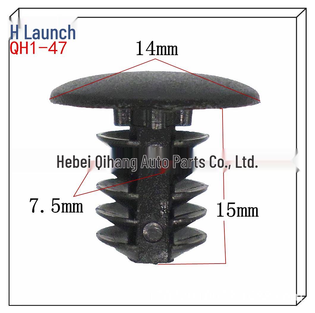 

Plastic Tree-Shaped Snap Fasteners for Sheet Fixation - Nylon Rivets