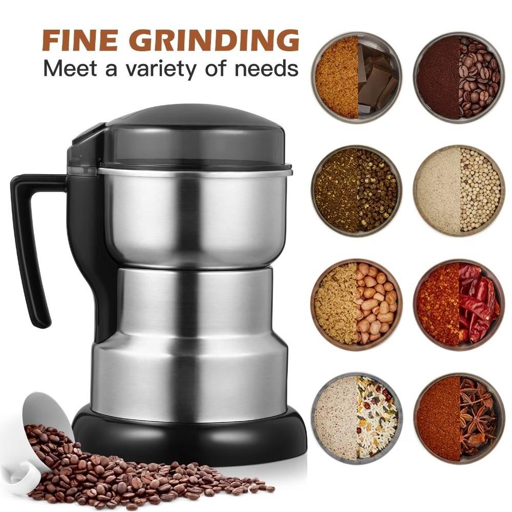 Stainless Steel Nuts Grain Grinder High Power Food Supplement Machine  Coffee Beans