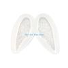 HX6F Angel Evil Wings Pendant Resin Casting Mold Silicone Mold Jewelry Making Tools