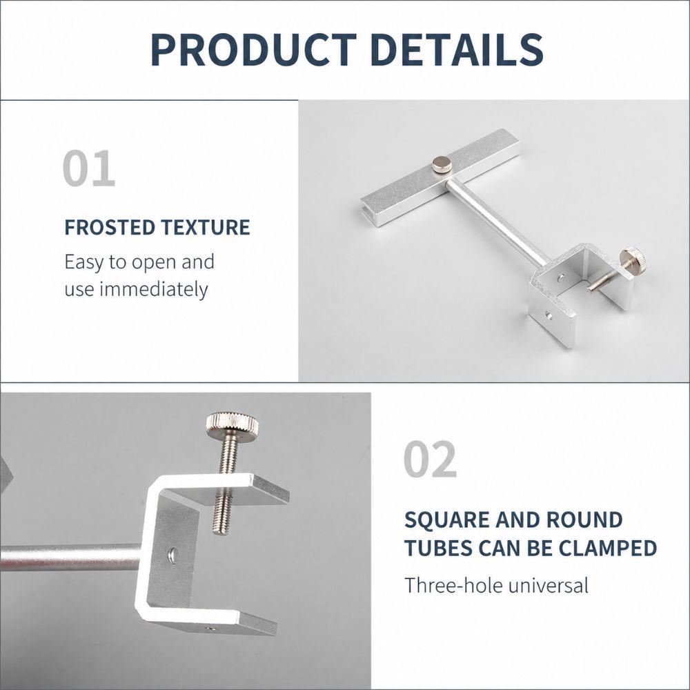 Adjustable Sign Holder Clamp Aluminum Pop Display Clip Holder Merchandise Label Clip  Office