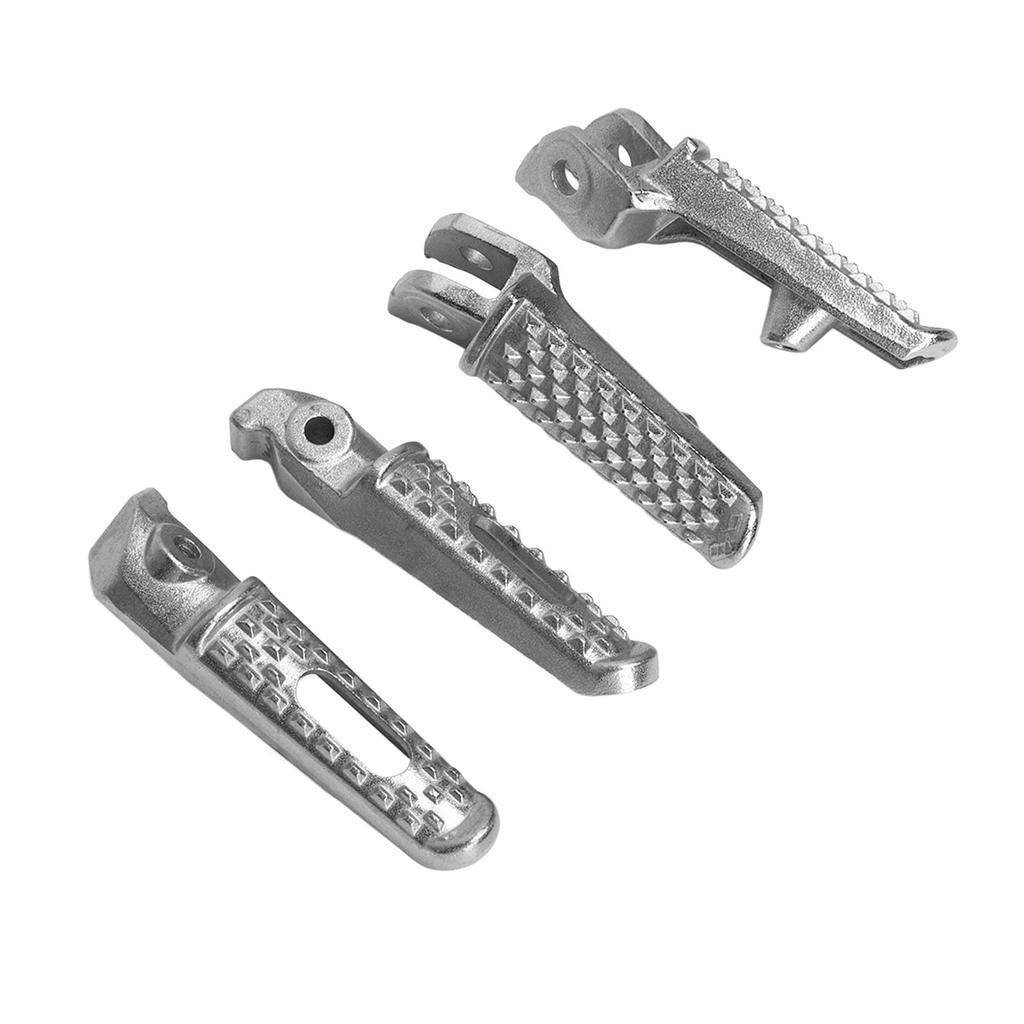 Motorcycle Foot Pegs Complete High Strength Strong Grip Replacement for CBR600 F4I 2001‑2008