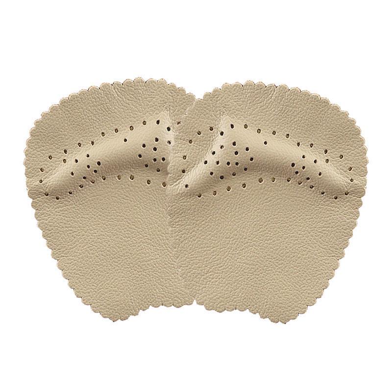 Adjustable Non-Slip Leather Forefoot Pads for Women's High Heels – Thick, Breathable, Pain-Relieving, Anti-Friction Inserts