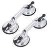 2Pcs Double Handle Suction Cups Plate 100KG Load Capacity Heavy Duty Aluminum Alloy Suction Cups for