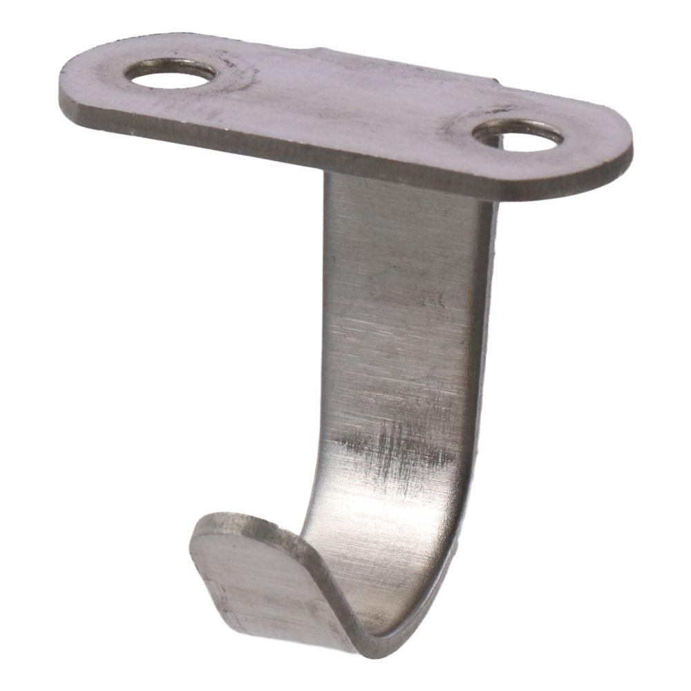 1/10 Pieces White Clothes Hooks Stainless Steel Hangings Solid Hooks Top Mounted Hooks  Bathroom