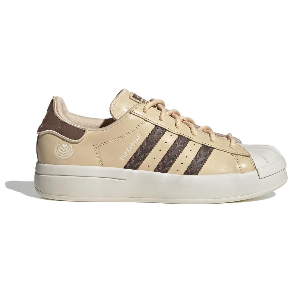 Adidas Originals Superstar Durable Low-Top Sneakers Women Sneakers Brown White IE5523