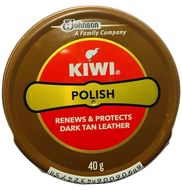 Kiwi Shoe Polish Paste Dark Tan (Pack Of 2)