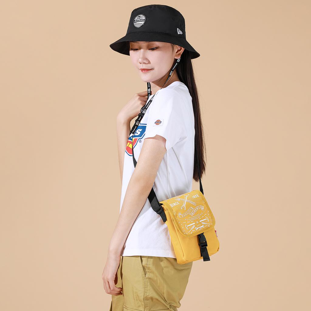 New Dickies Polyester Lining Crossbody Bag Regular Unisex Yellow DK009681YLX1