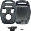 3+1 Buttons Replacement Key Fob Cover Case fit for Honda 2003-2012 Accord 2006-2013 Civic EX 2009-2015 Pilot 2005-2006 CR-V Ridgeline Odyssey Keyless