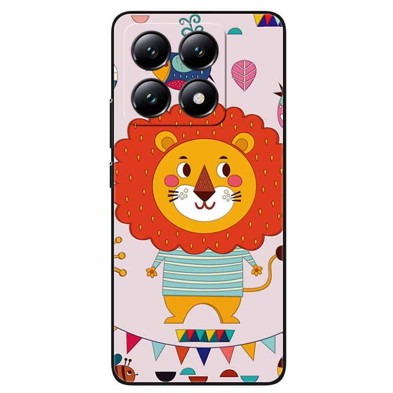 

For Xiaomi 14T Case Floral Relief Soft Silicone Phone Cover for Xiaomi 14T Pro Black Cases 3D Emboss Funda Shell 14 t 14tpro 5G Xiaomi 14T Pro