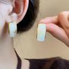 Resin Acrylic Joyful Candy Earrings For Women Stainless Steel Spring Summer Sweet Youth Fashion Colorful Jewelry