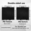 P2/P1/X1/A1 Serie Kaltkleber Mit QR-Code Bambulab Dual Texturiert Seitenaufbauplatte 256x256mm für Bambu Lab P2S Combo 3D-Drucker