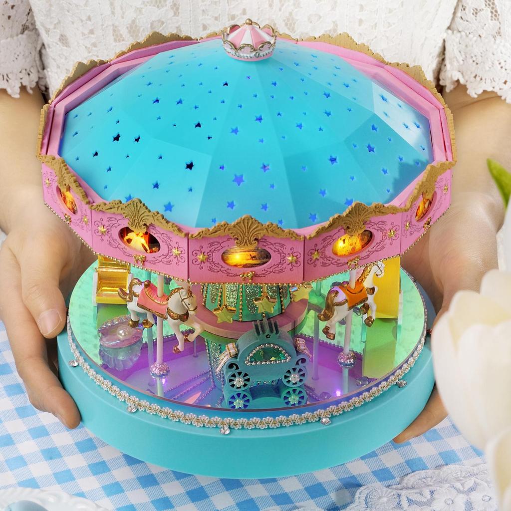 ADICO DIY Miniature Merry-Go-Round Kit