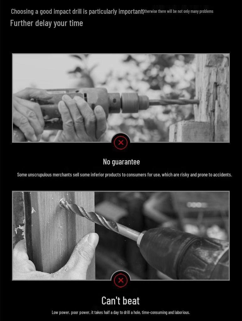 Delixi Multifunctional High-Power Electric Hammer Drill & Screwdriver