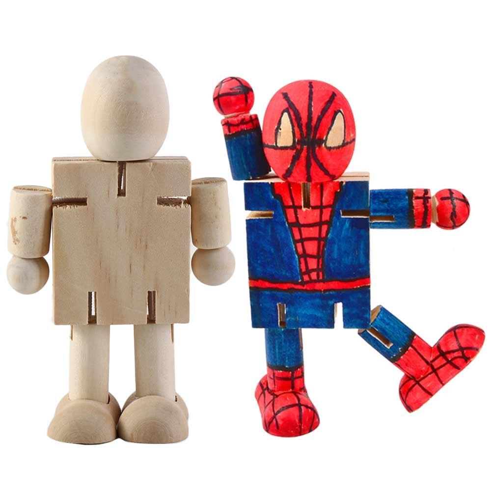 Handicraft Toy Graffiti Puppet Craft Toy Wooden Handicraft Toy Chidlren Gifts