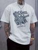 Bob Seger Rock Style Print Short-Sleeve Round Neck T-shirt