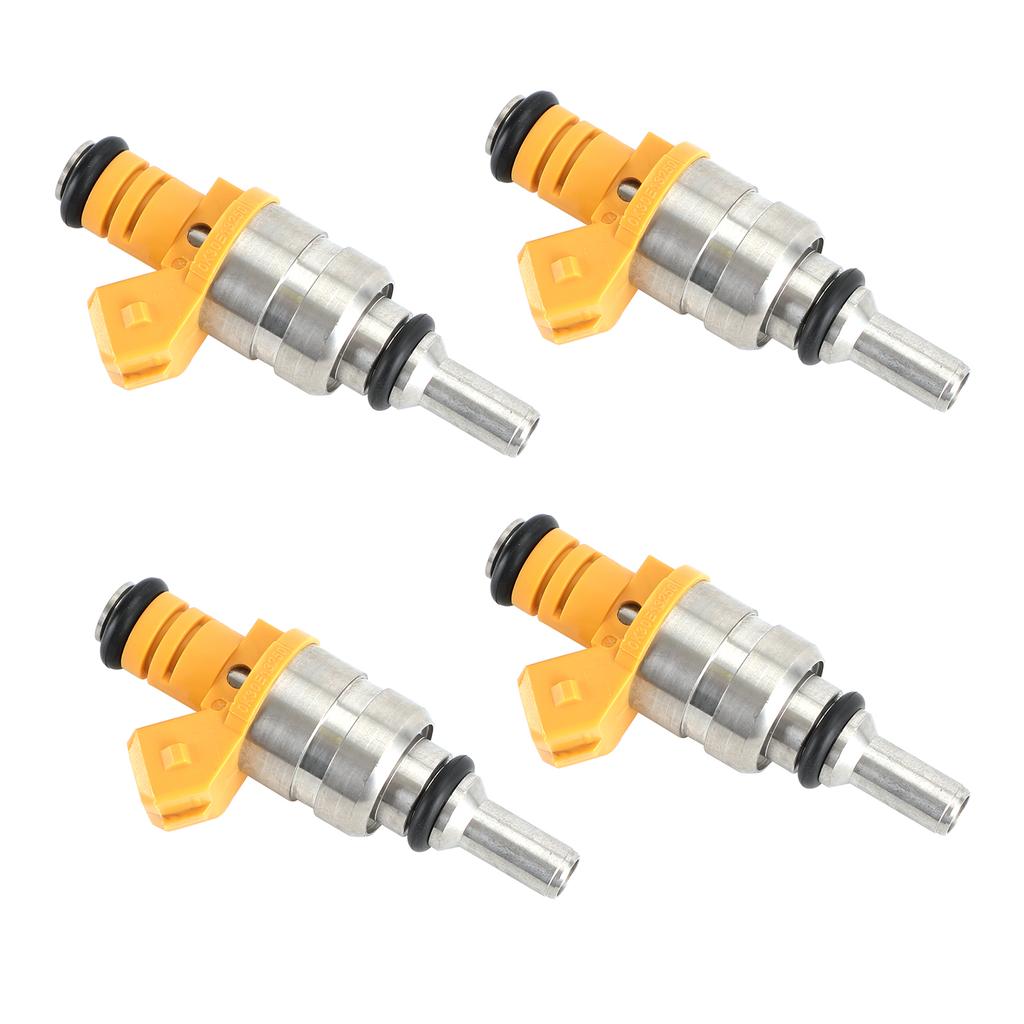 4pcs Fuel Injectors 0K30E13250 Fit for Kia Rio 1.6L L4 2001-2005 FJ640