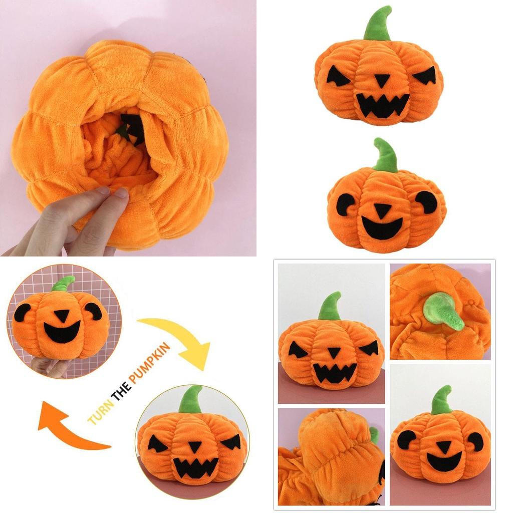 Reversible Pumpkin Plush Toy Cute Cartoon Character Short Plush Classification