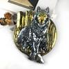 Wall Decor Jewelry Mold Pendant Decoration Cartoon Wolf Relief Mirror Mold