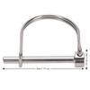2PCS Silver Safety Coupler Pin 304 Stainless Steel Trailer Coupler Pin Practical Shaft Locking Pin