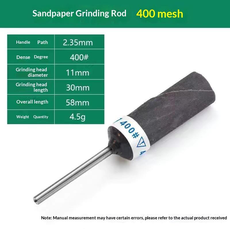 Wet Dry Sandpaper Grinding Sticks Assorted Grit Polishing Tools for Wood Carving Plastic Grinding Model Making Hobby Projects