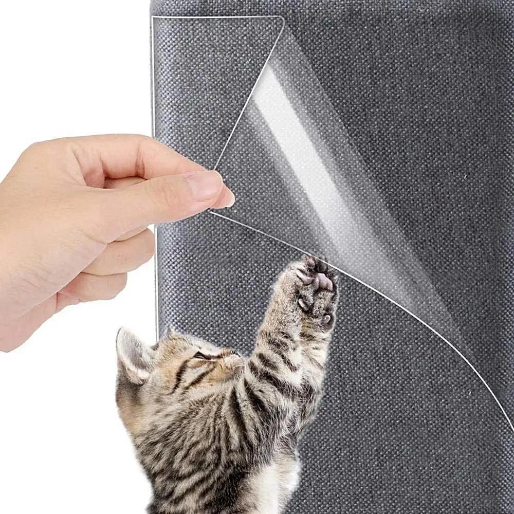 1pc Furniture Protectors From Cats Scratch Anti Scratch Cat Training Tape Safe Clear Tapes Couch Protectors Sofa Scratching Guar