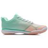 Li Ning Badminton Shoes Fabric Synthetic Leather Gradient Non-Slip Wear-Resistant Low-Top Women sneakers Fluorescent-Green AYTP022-4