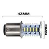 2Pcs Motorcycle Car 1157 Strobe LED Brake Lights Strong Spotlight Reverse Light Brake Parking Lamp Motorcycle Tail Lights 12V