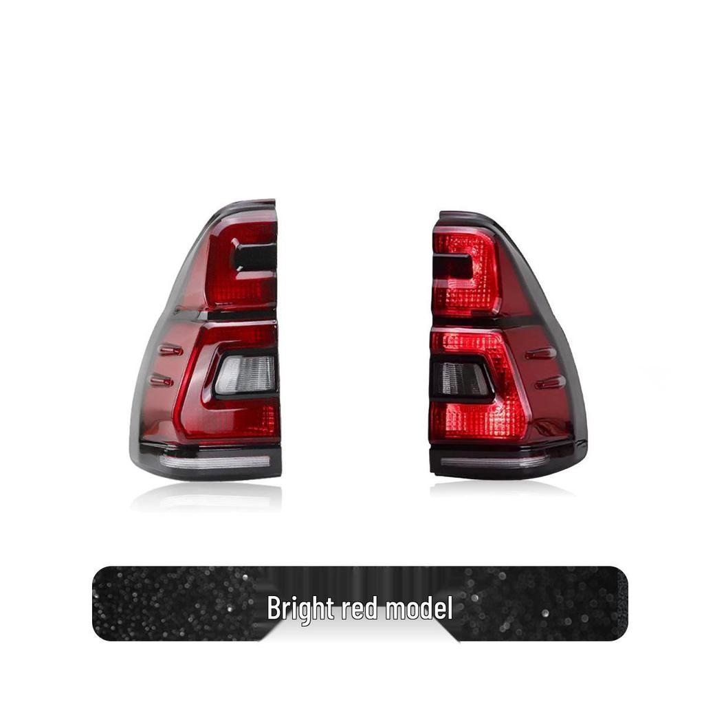 LED Tail Light Assembly with Flowing Turn Signals for 03-09 Toyota Prado