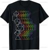 Dice Light Prism Roleplaying TShirt Print Original Design Gifts T Shirts Unisexs Clothing Customizable Camiseta Hombre