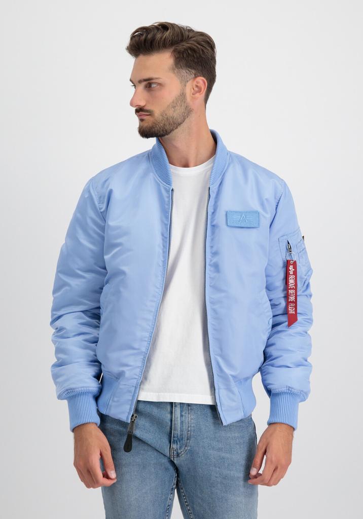 Зимняя куртка Alpha Industries MA-1 D-Tec Hood Bomber Jacket (183110) (183110) светло-голубой