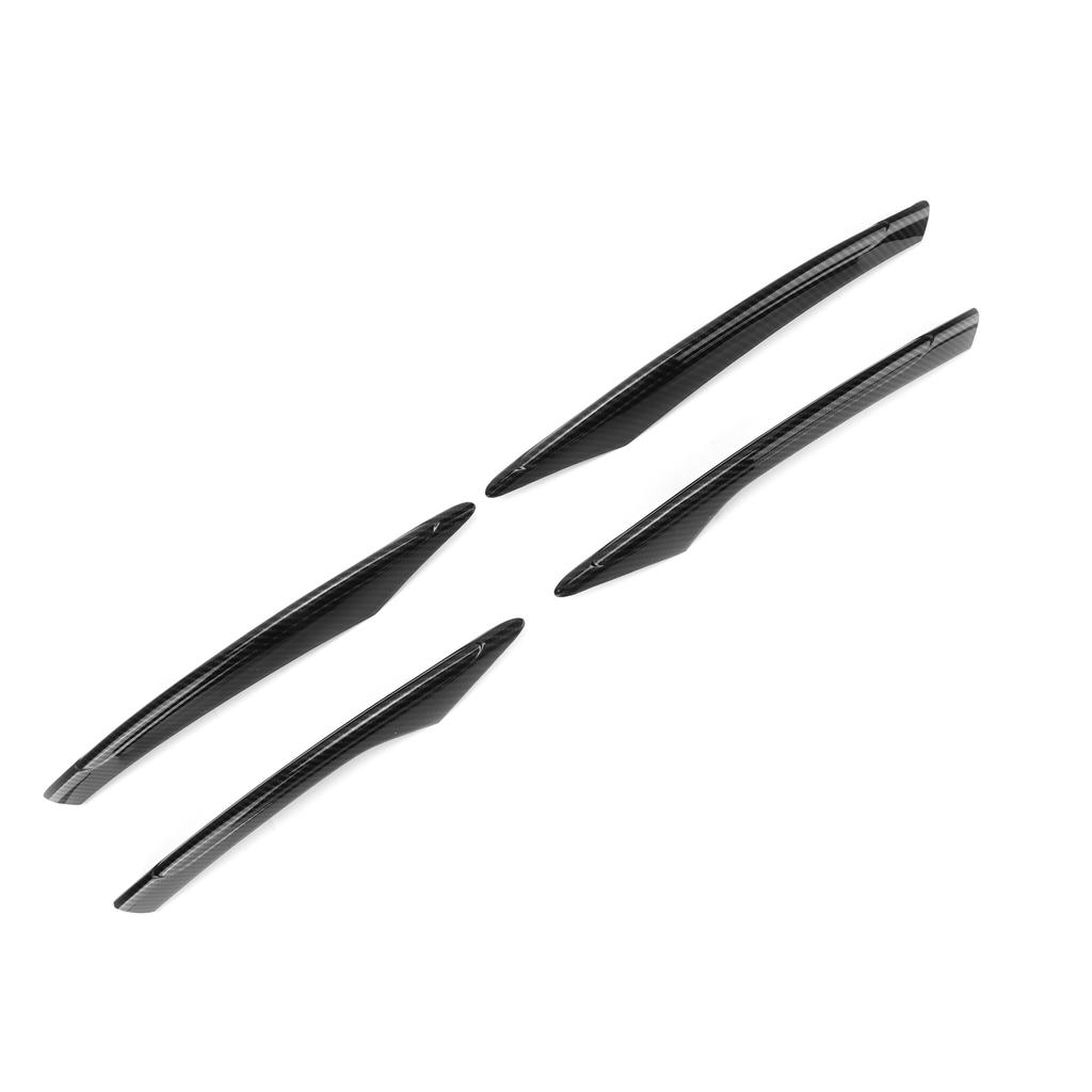 4pcs Front Fog Light Molding Trims Replacement for Mercedes Benz E Class W213 E200 E300 2021 Style en fibre de carbone