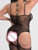 Transparent Fishnet Net Clothing Bodysuit Sexy Women's Underwear Bodystocking Open Crotch Plus Size Sex Lingerie Erotic Costumes