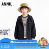 Annil Unisex Kids' 2026 Winter Hooded Woven Jacket