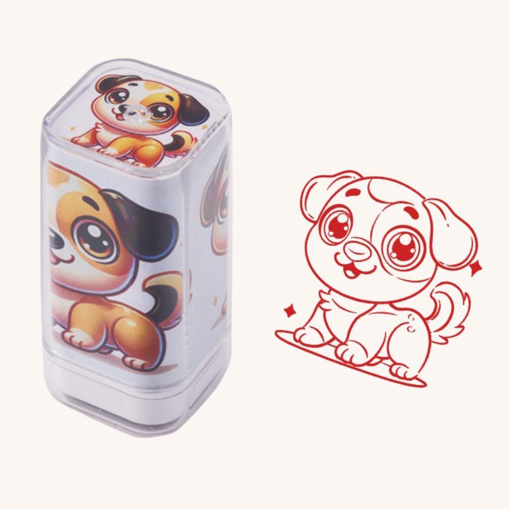 DIY Painting Zodiac Stamps Hand Account Animals Figure Stamps Cute Animals Seal  Boys and Girls