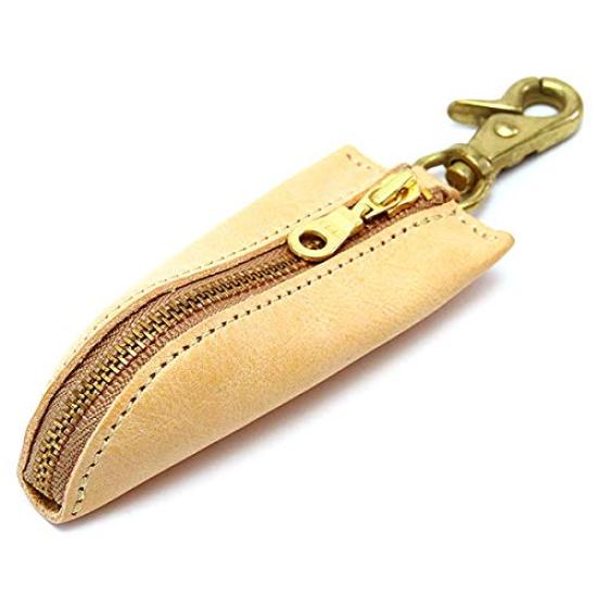 Porta-Chaves AGILITY affa "Tamia", Couro Genuíno, Couro de Vaca, Simples, Estiloso, Fofo com Fecho de Pressão