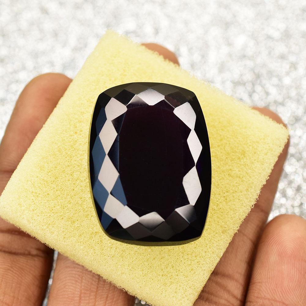 Natural Purple Amethyst Loose Gemstone 94.6 Ct Brazilian Cushion Cut for Jewelry Making and Crafts
