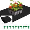 Automatic Plant Watering Mat Indoor Self-Watering Capillary System With 10 Tags 1.2x1m Black Felt Plant Mat Garden Tools