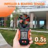  Portable Digital Anemometer, BT-5877 Orange Wind Foliage, Speed Detection Range Mph 1~65, For Meteorological Monitoring