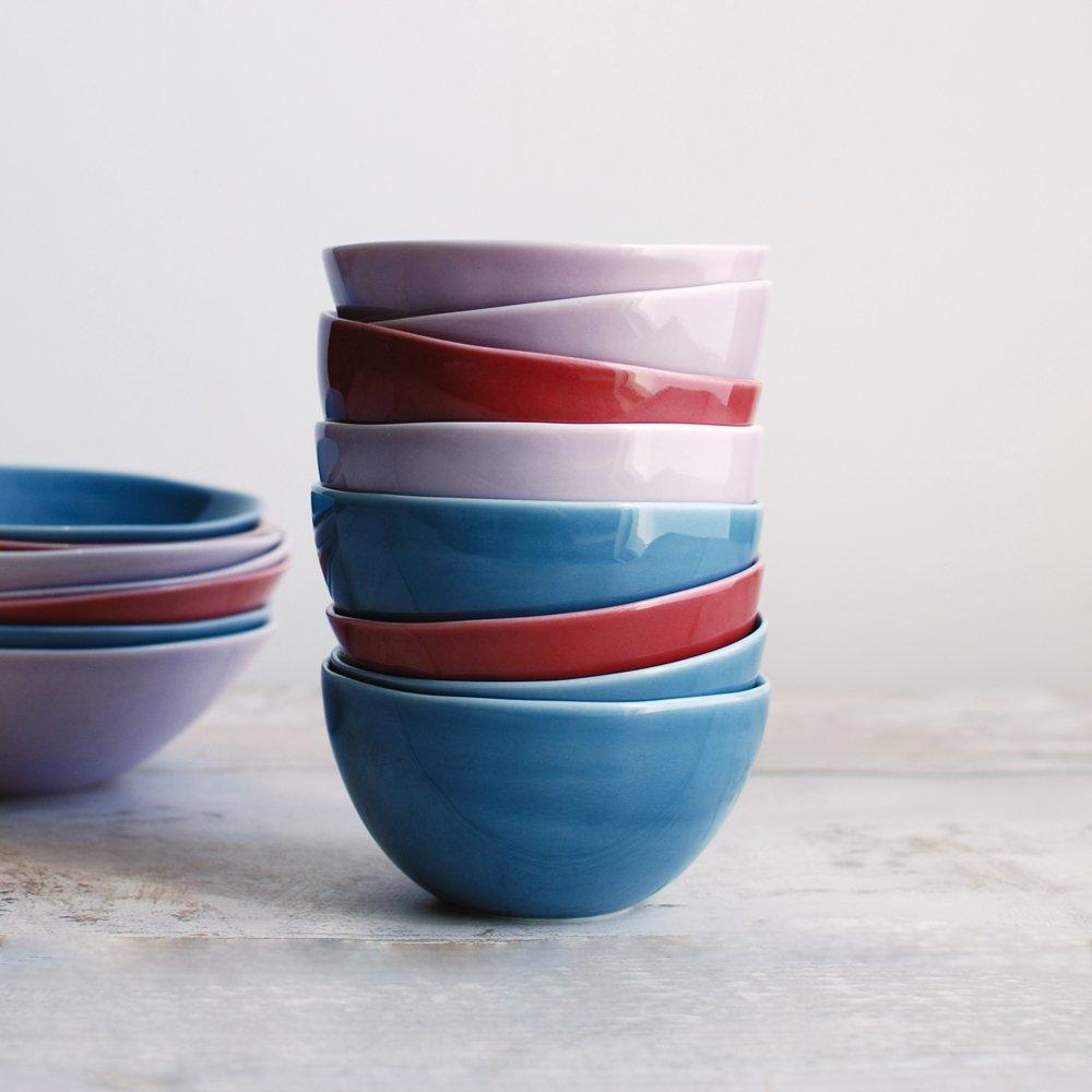 KINTO Atelier Tete Wine 115mm Bowl, Red,