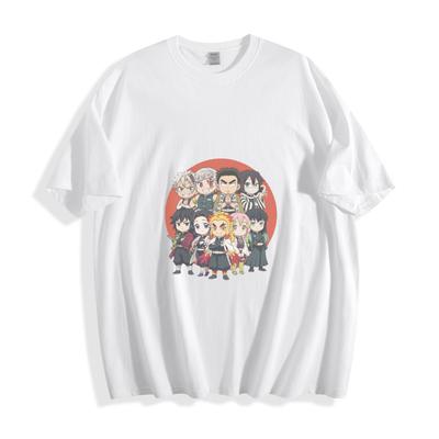 T-shirt Bento Chibi di Demon Slayer - Maglietta Unisex Carina Divertente per Amanti del Cibo
