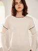 Autumn/Winter 100% Cashmere Versatile Clip-Edge Round Neck Sweater