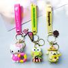 Authentischer Hello Kitty Schlüsselanhänger Silikon Niedliches Cartoon-Accessoire Für Geschenke Und Taschen