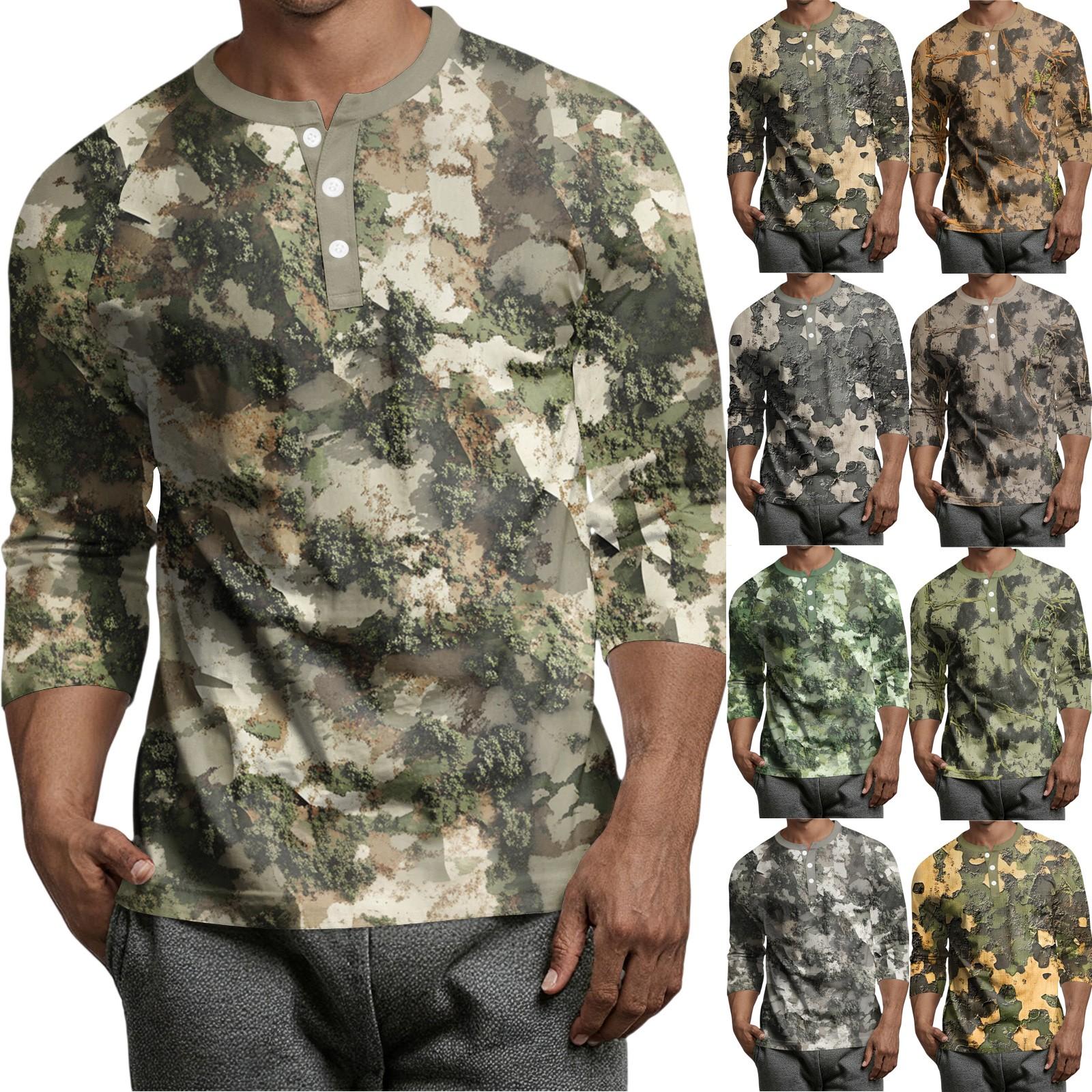 

Men s Button-Down Contrast Raglan 3/4 Sleeve Top S жовтий