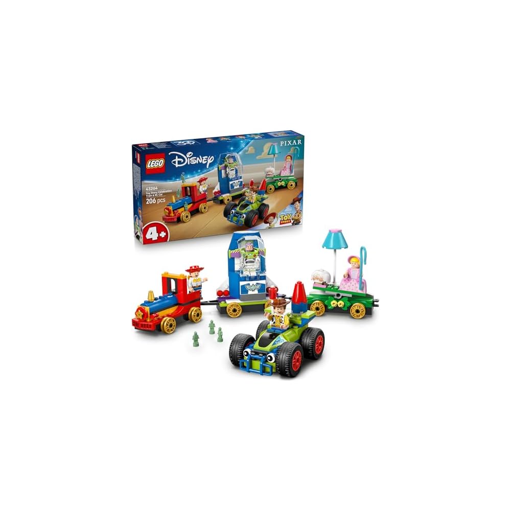 

LEGO Disney Pixar Toy Story Celebration Train and RC Car Building Set 4-6 Years Old Kids Educational Toy